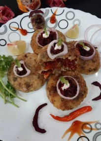Beetroot Rice Cutlets